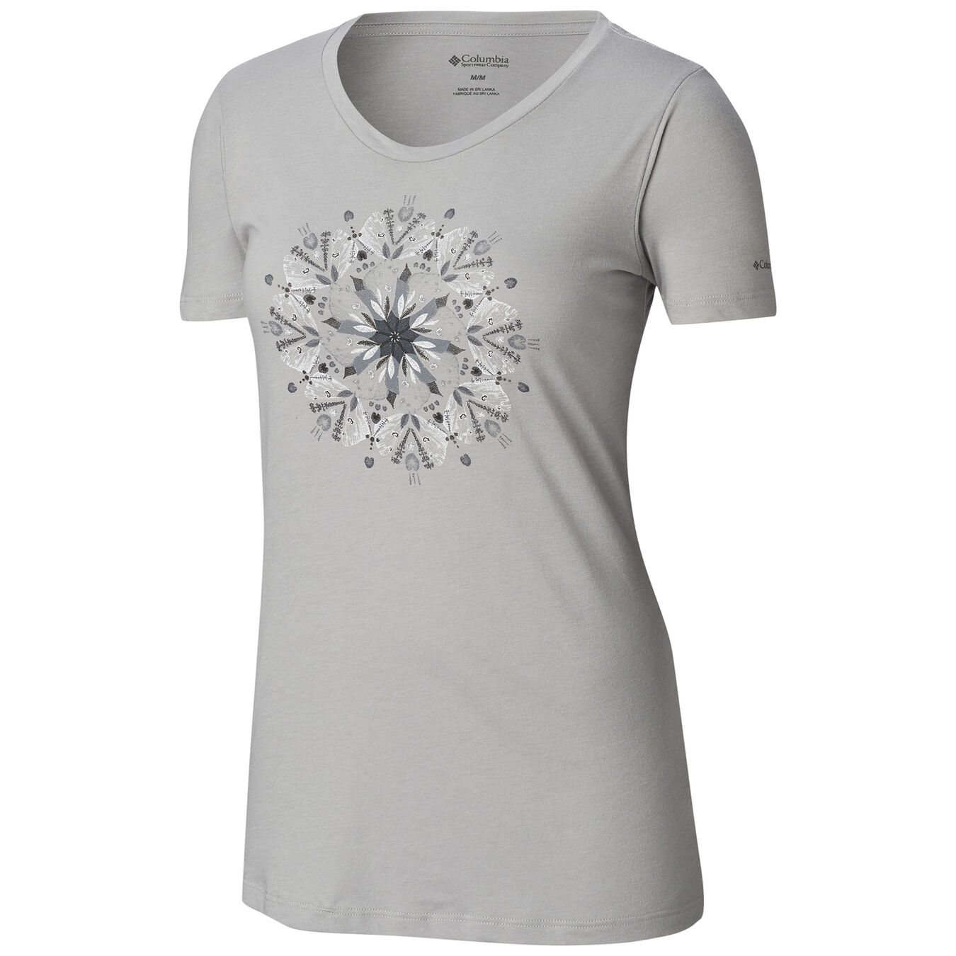 Details about  / Columbia Sportswear Women/'s T-Shirt M L or XL Medallion Petals White New